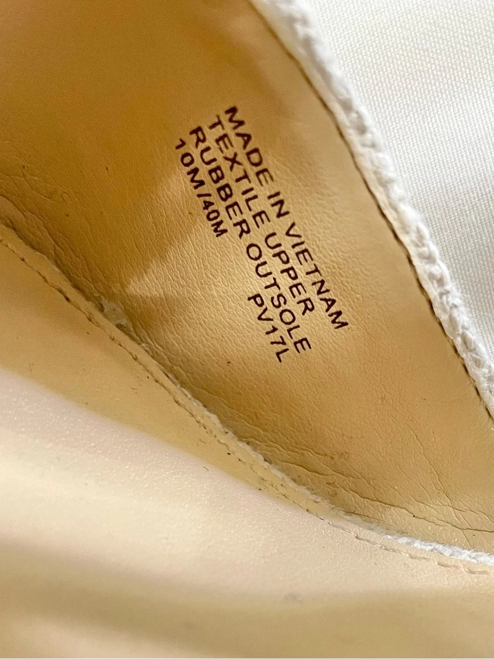 MICHAEL Michael Kors cream espadrille